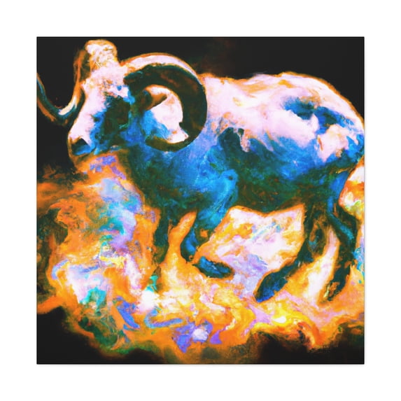 "Mountain Life: Bighorn" - Canvas