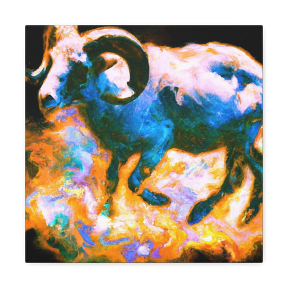 "Mountain Life: Bighorn" - Canvas