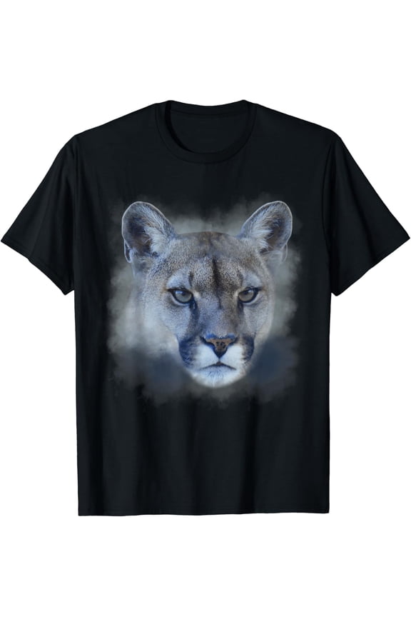 Mountain Lion Puma Cougar Illustration T-Shirt