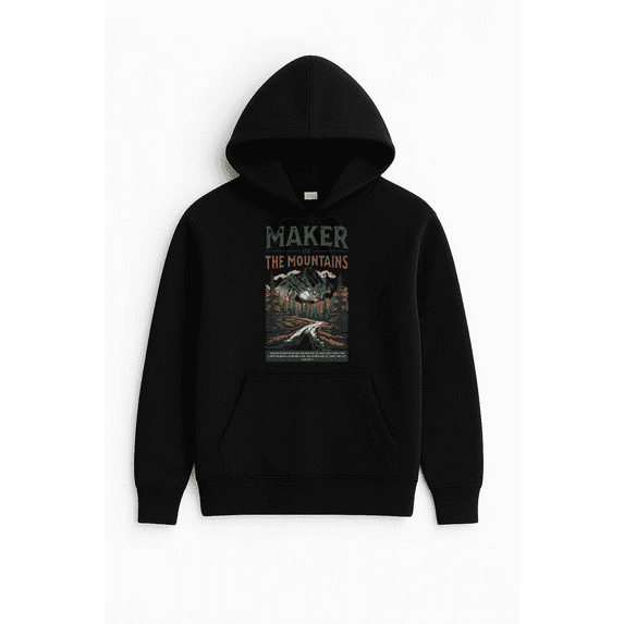 Mountain Lover Quote Hiking Inspired Casual Graphic Outfit Hoodie Shirt, for men & women, up to size 5XL