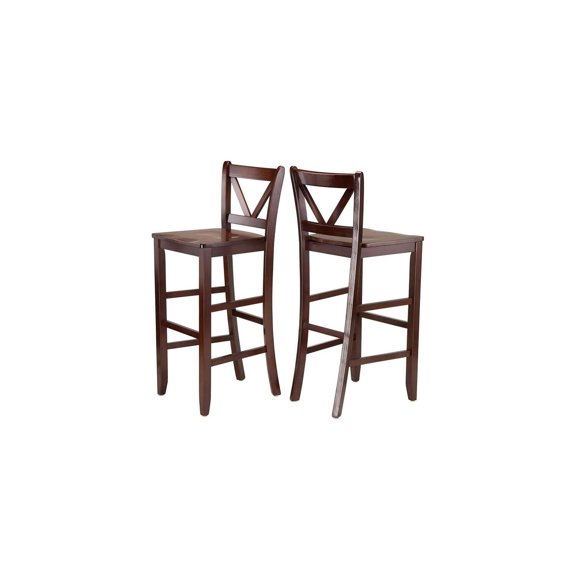 Mountain Majesty 2-pc 29" V Back Bar Stools