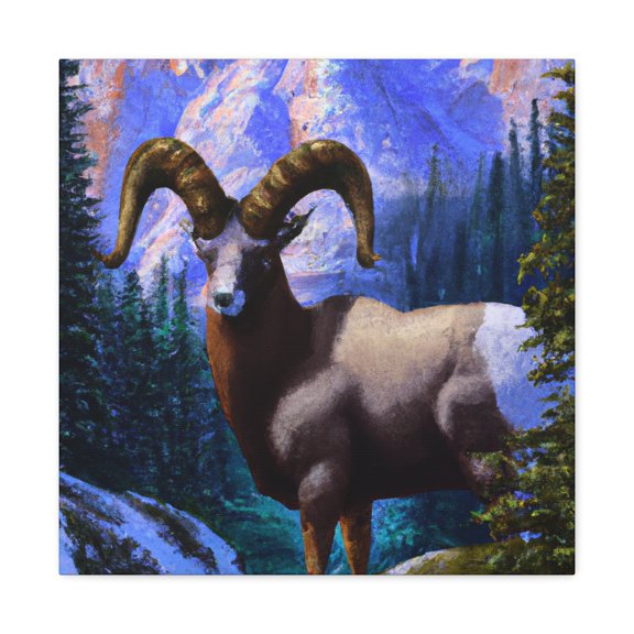 "Mountain Majesty Bighorn" - Canvas