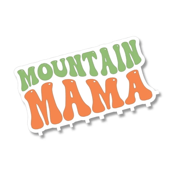 Mountain Mama Lettering Waterproof Sticker