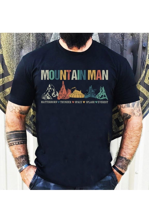 Mountain Man Shirt, Attractions Ride Shirts, Gift Idea For Dad, Father's Day Gift, Dad SWEATSHIRT All Size S-5XL