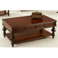 thumbnail image 1 of Mountain Manor Traditional Style Rectangular Castered Cocktail Table, Heritage Cherry, 1 of 1