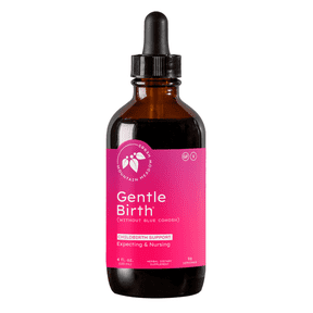 Mountain Meadow Herbs Gentle Birth for Birth Prep/Labor Prep, Fast Acting Liquid Herbal Extract for Childbirth Support w/o Blue Cohosh- 4oz