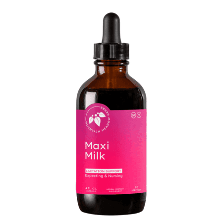 Mountain Meadow Herbs Maxi-Milk - 4 oz - Lactation Supplement for Increased Breast Milk Supply, Boost Production for Nursing Moms | All-Natural Herbs