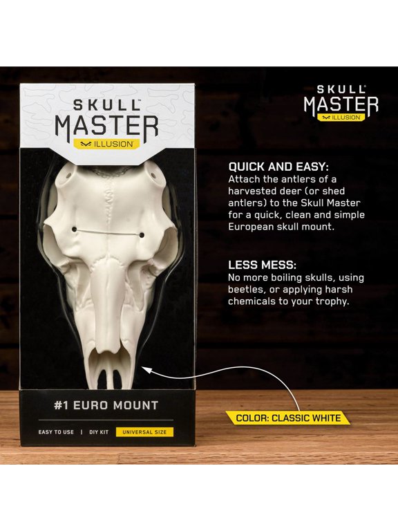 Skull Master - Universal Antler Mounting Kit - Fits Most Antlers - White