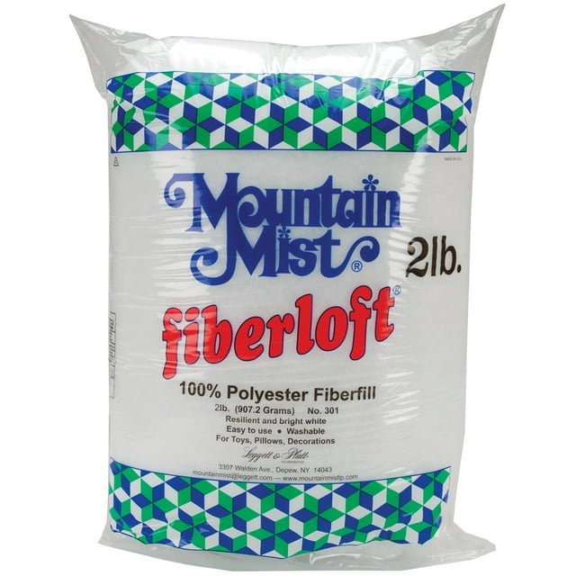 Mountain Mist Fiber loft Polyester Stuffing, 32 Ounces