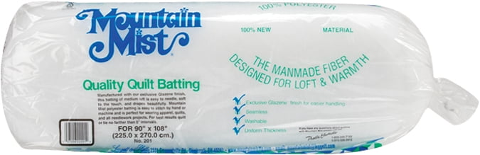 polyester quilt batting-full size 81x96 fob: mi