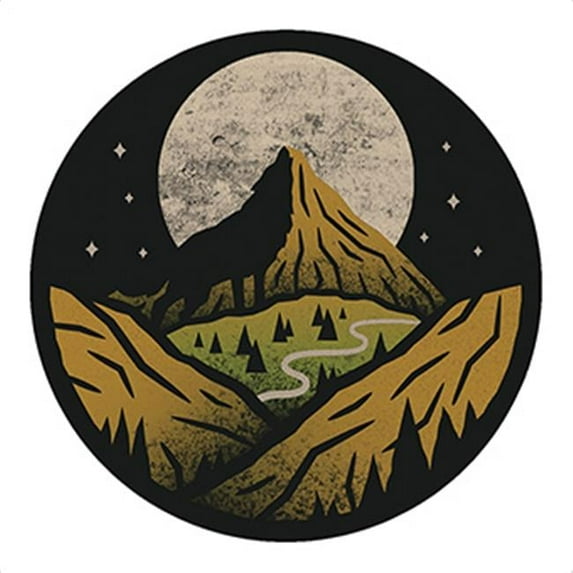 Mountain & Moon Sticker
