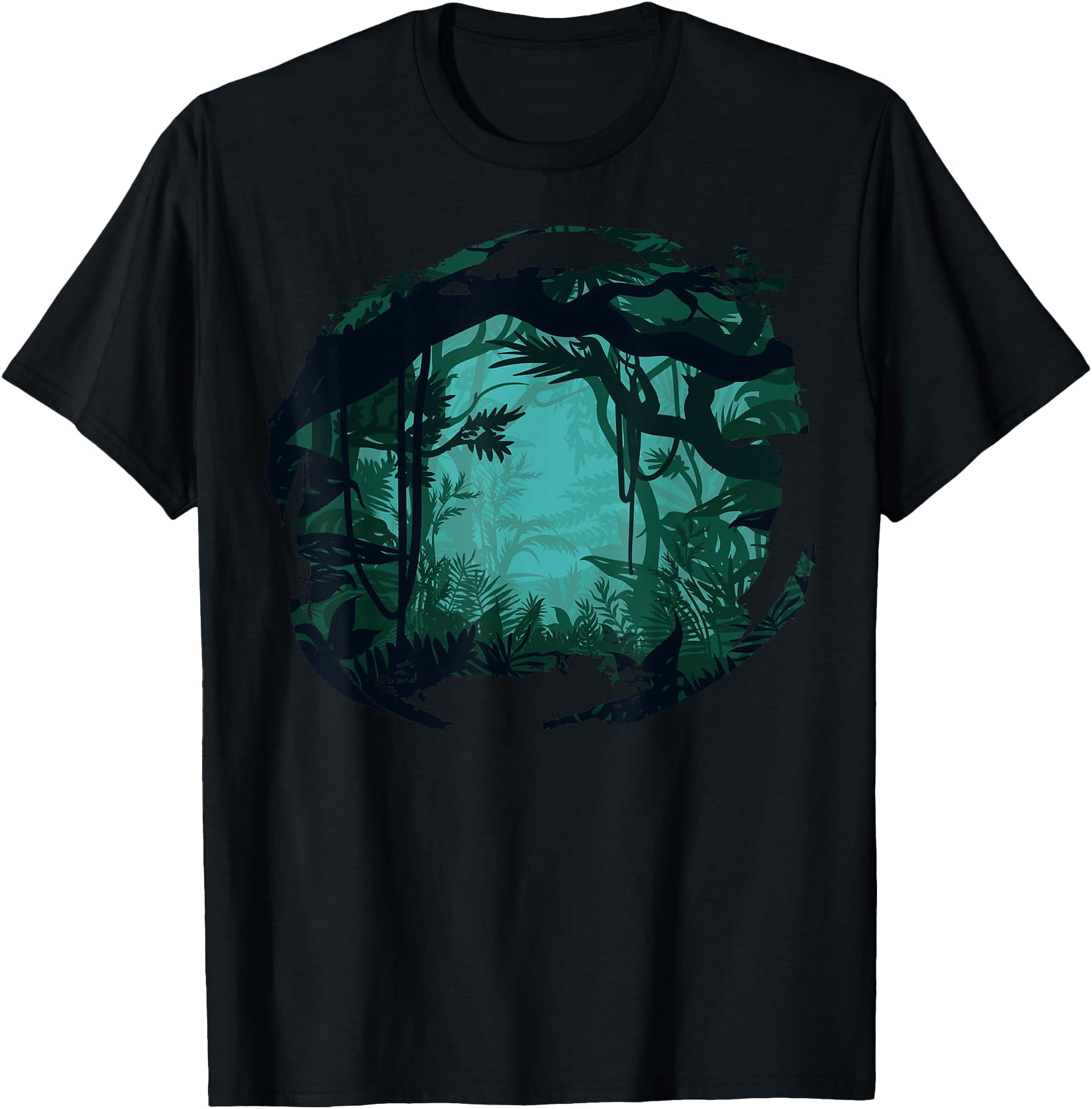 Mountain Nature Trees And Jungle T-Shirt - Walmart.com