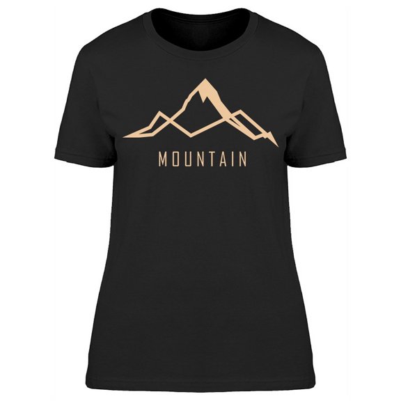 Mountain Outdoor Graphic T-Shirt Women -Image by Shutterstock, Female Small