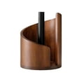 thumbnail image 1 of Mountain Paper Towel Holder Countertop with Wood Round Base and Holder, Natural Wood Paper Towel Holder, Suitable for Living Room, Kitchen, Dining Table, 1 of 3