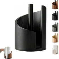 Mountain Paper Towel Holder,Wood Paper Towel Holders Countertop, Effortless One-Hand Tearing, Holds Jumbo and Mega Rolls,Easy One-Handed Operation for Kitchen Bathroom