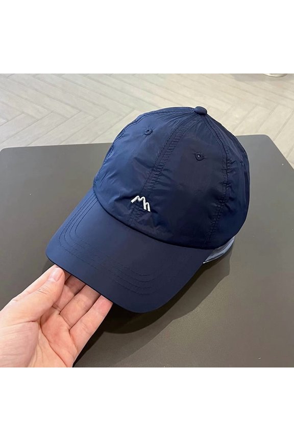 Mountain Peak Hat, Quick Dry Running Cap Cooling Breathable Baseball Cap, Adjustable Hiking Hat with Long Brim