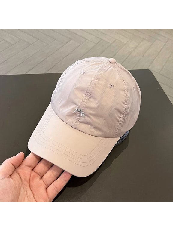 Mountain Peak Hat, Quick Dry Running Cap Cooling Breathable Baseball Cap, Adjustable Hiking Hat with Long Brim