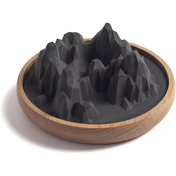 Mountain Peaks Passive Aroma Diffuser Modern Home Dcor & Essential Oil Diffuser (Onyx)