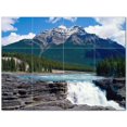 thumbnail image 1 of Mountain Photo Ceramic Tile Mural Kitchen Backsplash Bathroom Shower 405528-S43, 1 of 3