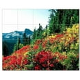 thumbnail image 1 of Mountain Photo Ceramic Tile Mural Kitchen Backsplash Bathroom Shower, 405539-XL5, 1 of 3