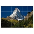 thumbnail image 1 of Mountain Picture Ceramic Tile Mural Kitchen Backsplash Bathroom Shower, 405557-S, 1 of 3