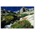 thumbnail image 1 of Mountain Picture Ceramic Tile Mural Kitchen Backsplash Bathroom Shower, 405577-X, 1 of 3