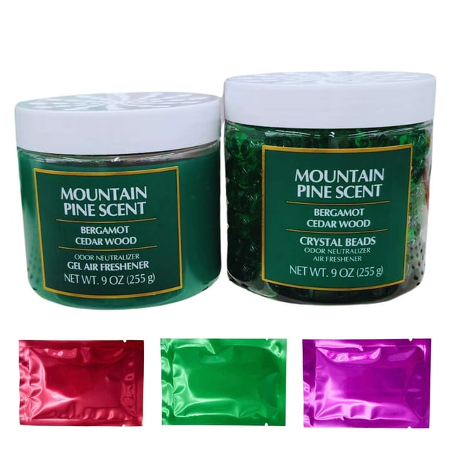 Mountain Pine Scent Bergamot Cedar Wood 9Oz Odor Neutralizer Bundle (1