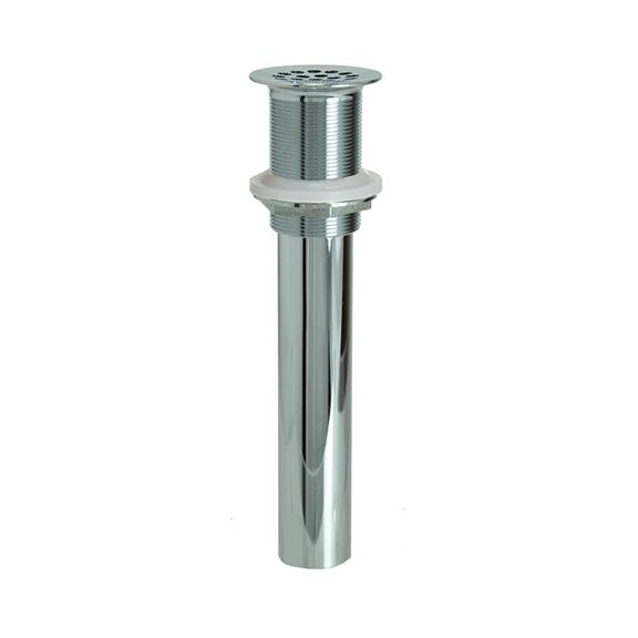 Mountain Plumbing 20 Hole Brass Lavatory Grid Drain - 6" Tailpiece without Overflow in Polished Chrome - MT740-2/CPB