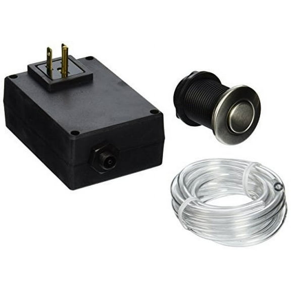 Mountain Plumbing MT951/BRS Round "Classic Touch" Waste Disposer Air Switch Brushed Stainless