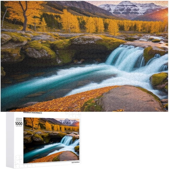 Mountain Puzzle 500 Pieces for Adults, 20.5"x15" Medium Difficulty, Unique Pieces