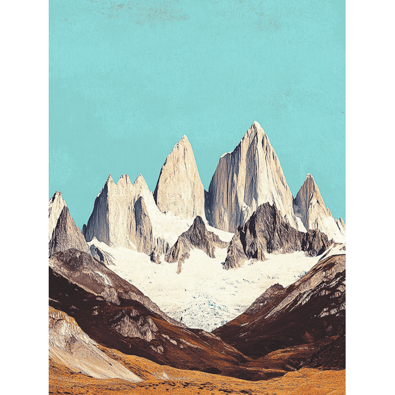 Mountain Range Canvas Art Print/Wall Art DecorSuitable for Living Room Bedroom Office Hotel and Restaurant Decoration.