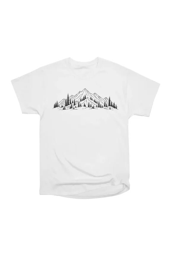 Mountain Range T-Shirt Tee Gift For Him Merch For Her Apparel For Friend