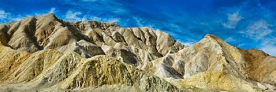 Mountain Range Twenty Mule-Team Canyon Death Valley Death Valley National Park California USA Canvas Art - Panoramic Images (36 x 12)