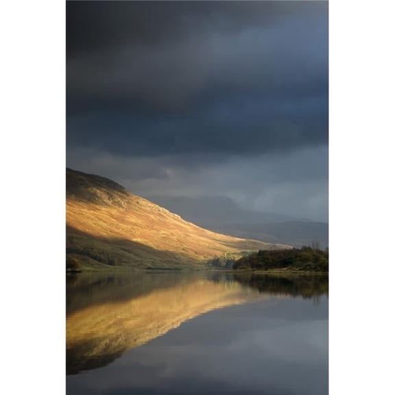 Mountain Reflection in Water Poster Print by John Short, 11 x 17