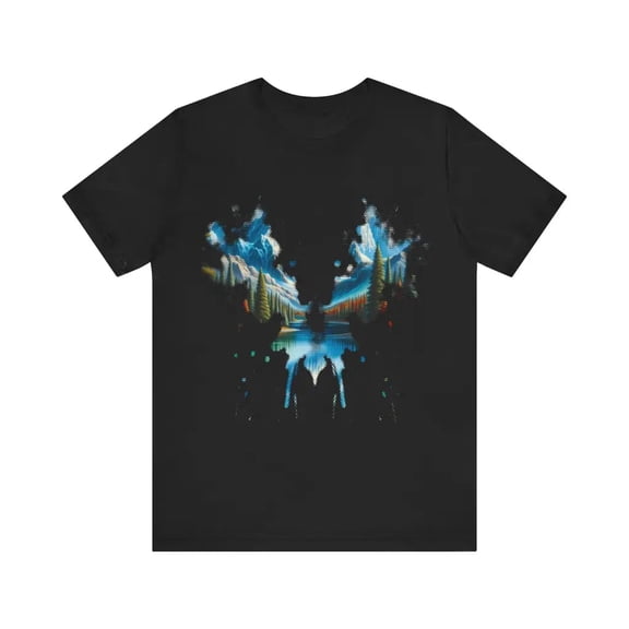 Mountain Reflections in the Mirror of Creation - Jersey Short Sleeve Tee