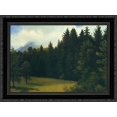 thumbnail image 1 of Mountain Resort 24x19 Black Ornate Wood Framed Canvas Art by Bierstadt, Albert, 1 of 2