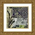 thumbnail image 1 of Mountain, Ricki 12x12 Gold Ornate Wood Framed with Double Matting Museum Art Print Titled - Swhirl I, 1 of 4