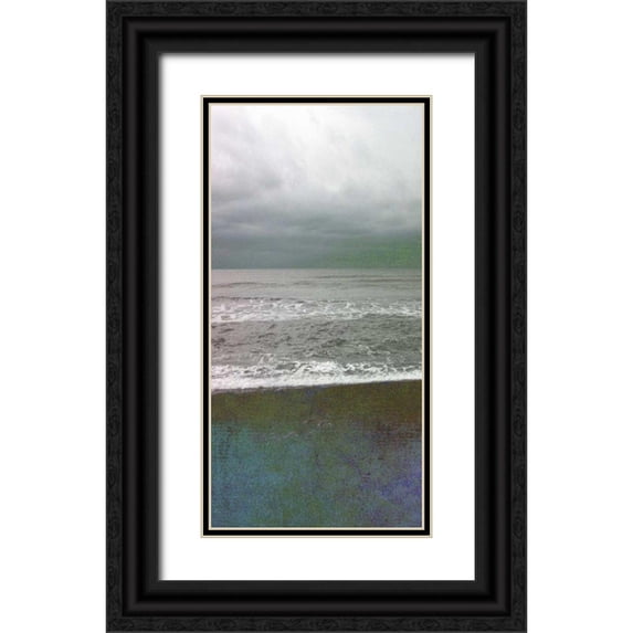 Mountain, Ricki 14x24 Black Ornate Wood Framed with Double Matting Museum Art Print Titled - Hope Floats I
