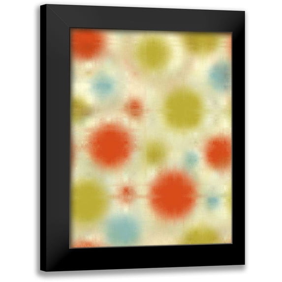 Mountain, Ricki 19x24 Black Modern Framed Museum Art Print Titled - Pixilated Burst III