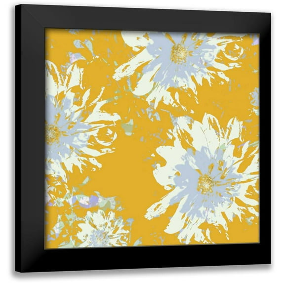 Mountain, Ricki 20x20 Black Modern Framed Museum Art Print Titled - Simple Bloom I
