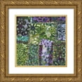 thumbnail image 1 of Mountain, Ricki 26x26 Gold Ornate Wood Framed with Double Matting Museum Art Print Titled - B-Jeweled Deco IV, 1 of 4