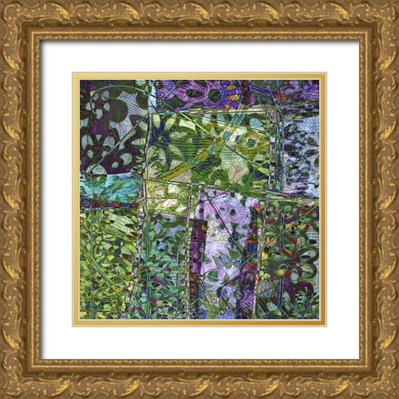 Mountain, Ricki 26x26 Gold Ornate Wood Framed with Double Matting Museum Art Print Titled - B-Jeweled Deco IV