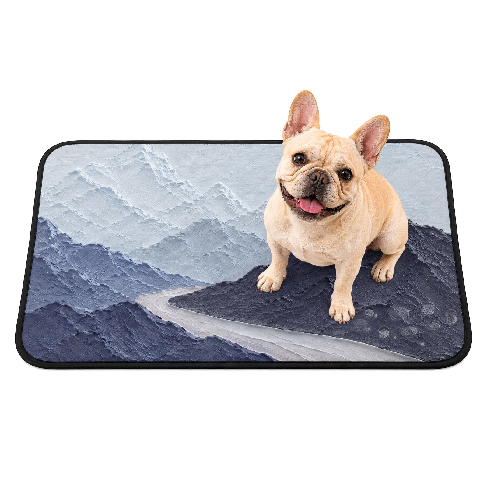 Rustic Kinfe Mountain Ridge Washable Pee Pads for Dogs Rustic Nature Blue Heavy ...