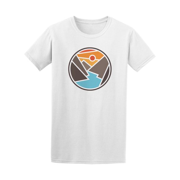 Mountain River Graphic T-Shirt - Image by Shutterstock, Male Medium