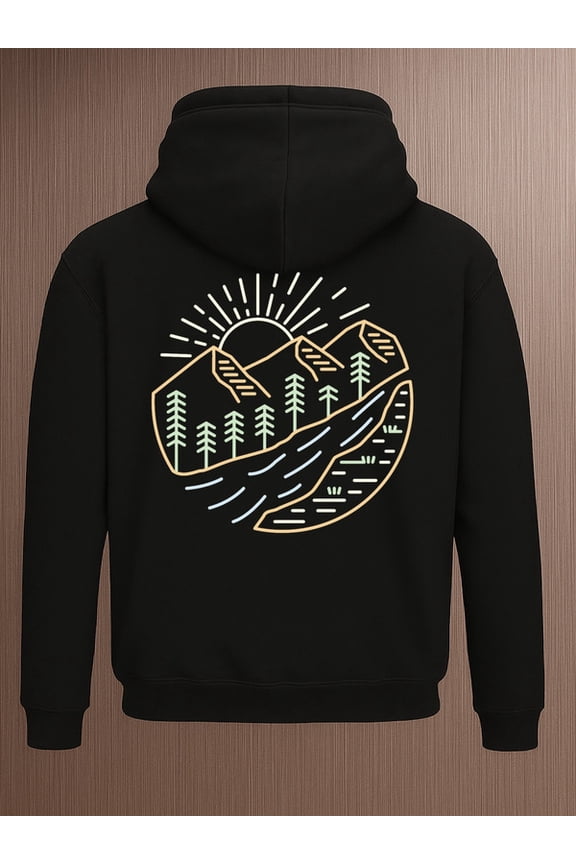 Mountain River Hoodie sweatshirt Camping men hoodies black Spring Summer Outdoor & Home Wear comfortable graphic high quality christian aesthetic funny guys Retro Unisex hoodie