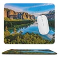 thumbnail image 1 of Mountain River Printed Mouse Pad, 10"x12", Computer Mouse Pads, Stitched Edges, Non-Slip Rubber Base Mouse Mat for Office Laptop, 1 of 8