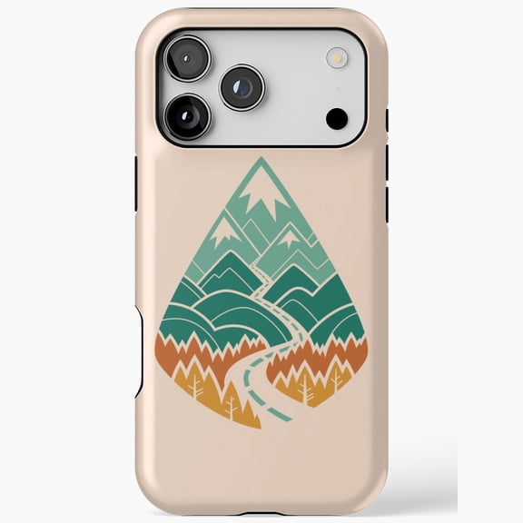 Mountain Road Adventure Landscape for iPhone Case 11 through 17 Pro Max