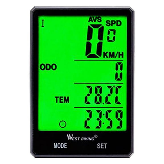 Mountain Road Bicycle Wireless Code Table Large Screen Waterproof Speedometer
