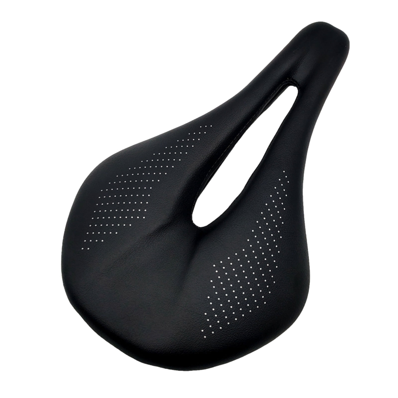 Mountain Road Bike Seat Saddle Leather Carbon Fiber Bike Seat Shock ...