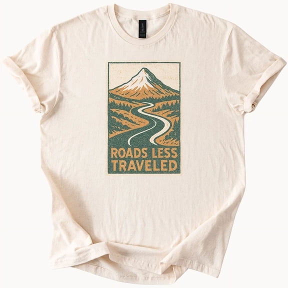 Mountain Road Trip Tee Adventure Graphic Shirt Explore Nature Top